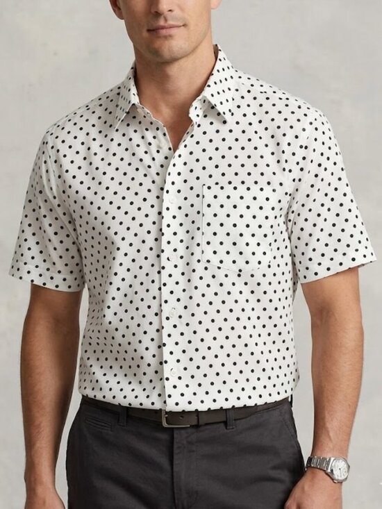 Bullock & Jones Other - Bullock & Jones Polka Dot Short Sleeve Shirt - Size XL